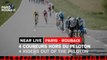 4 coureurs se détachent du peloton / 4 riders break away from the peloton - #ParisRoubaix 2023