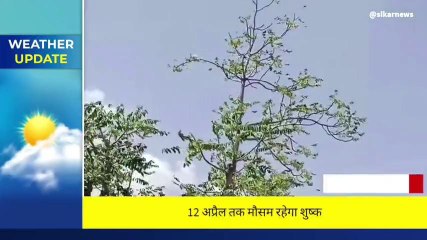 सीकर: गर्मी ने दिखाए तेवर तो झुलसने लगा शरीर, देखिए मौसम का ये अपडेट