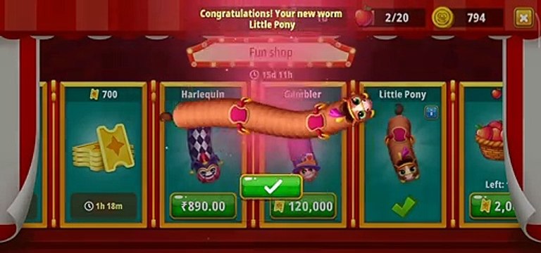 Finnally little pony | WormsZone.io 1,650,000+ Score Epic Worms Zone io Best Gameplay!