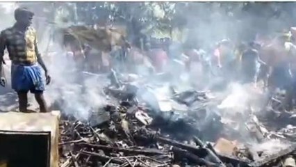 নদিয়া: রান্নার গ্যাস থেকে বিধ্বংসী আগুন, ৯ মাসের শিশুসহ আহত বহু