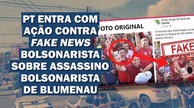 ASSASSINO DE BLUMENAU É BOLSONARISTA, MAS EXTREMA DIREITA CRIOU FAKE PARA LIGÁ-LO AO PT | Cortes 247