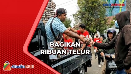 Rayakan Paskah, Umat Nasrani di Boyolali Bagikan Ribuan Telur