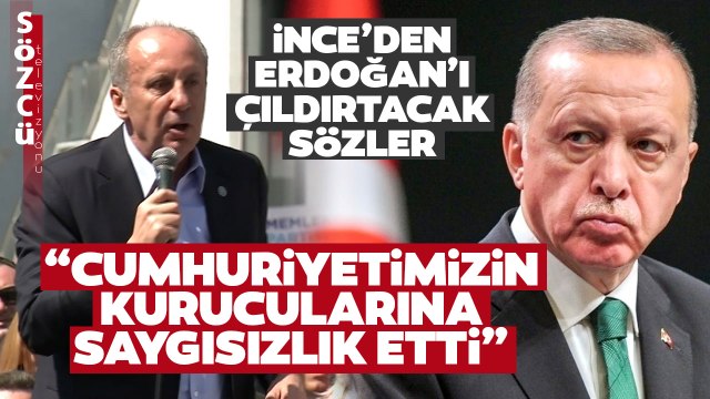 Muharrem İnce Erdoğan'a Ateş Püskürdü! Ona Selam Veren Herkes Zenginleşti