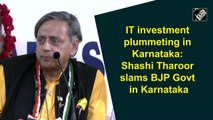 IT investment plummeting in Karnataka: Shashi Tharoor slams BJP Govt in Karnataka