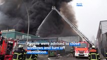 Germany: toxic fumes alert after massive warehouse fire in Hamburg