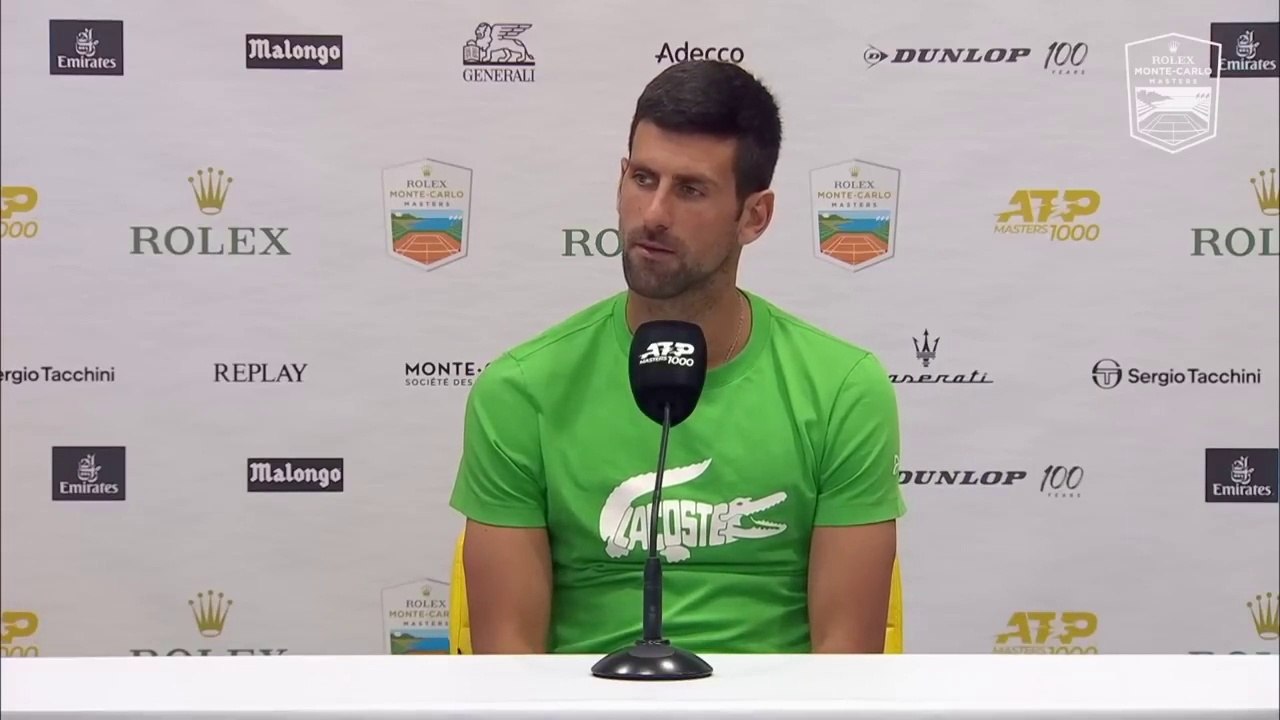 ATP - Monte-Carlo 2023 - Novak Djokovic : "Je me sens comme à la maison ici et on verra après le 1er match comment ça se passe"