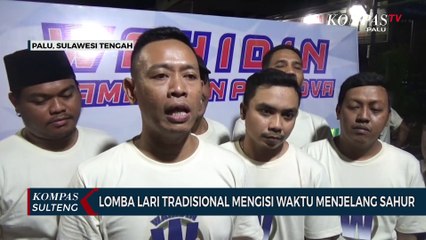 Lomba Lari Tradisional Mengisi Waktu Menjelang Sahur