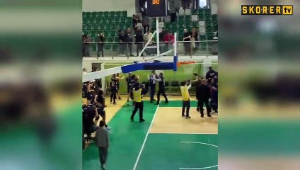 Botaş - Çukurova maçı sonrası istenmeyen olaylar yaşandı