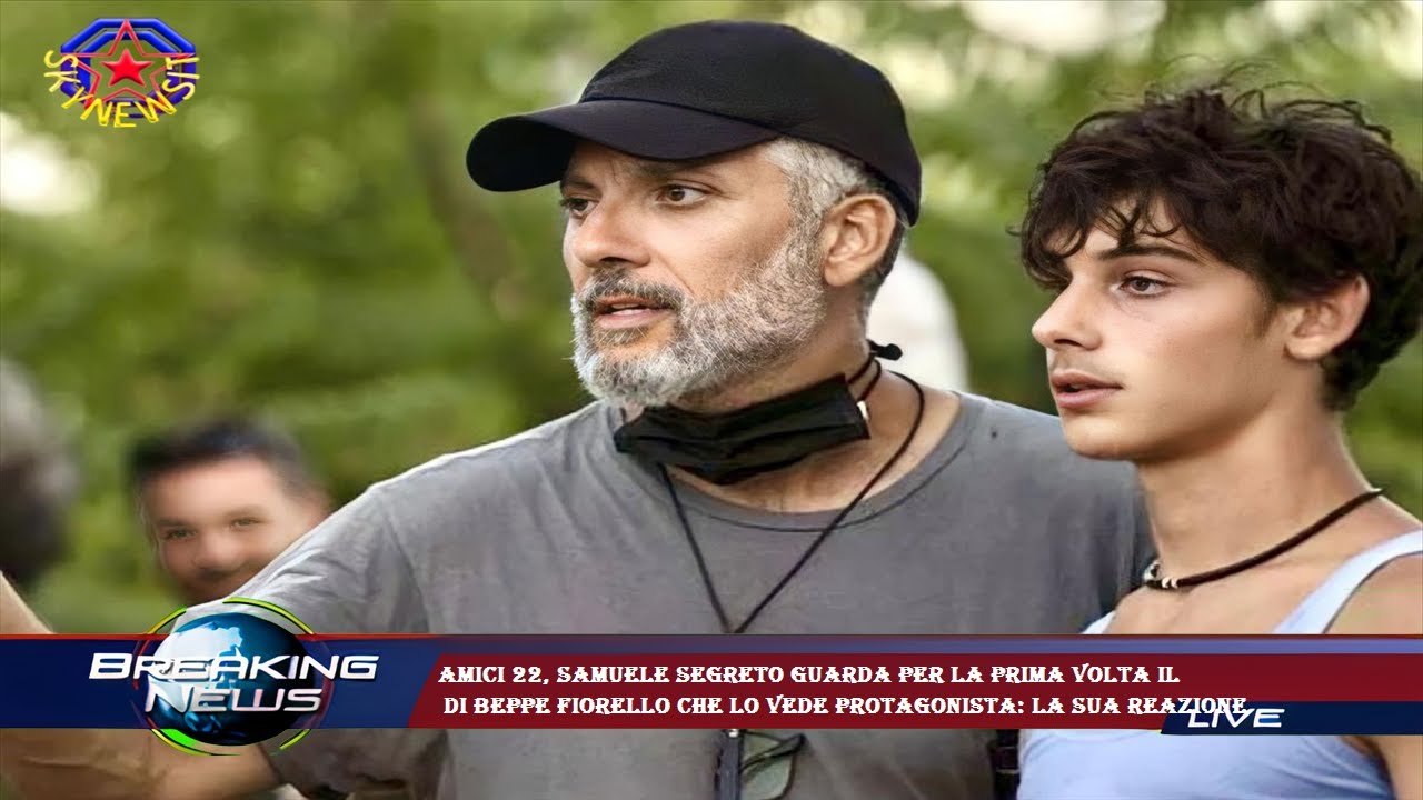 Amici 22, Samuele Segreto guarda per la prima volta il  di Beppe Fiorello che lo vede protagonista:
