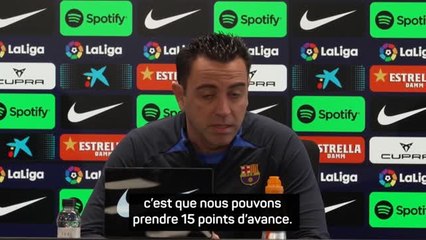 28e j. - Xavi avant d'affronter Gérone : "Un match crucial après la défaite du Real"