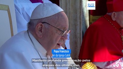 Papa apela à paz no Médio Oriente e na Ucrânia