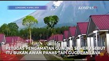 Detik-Detik Gunung Semeru Luncurkan Guguran Lava, BPBD Imbau Warga Waspada