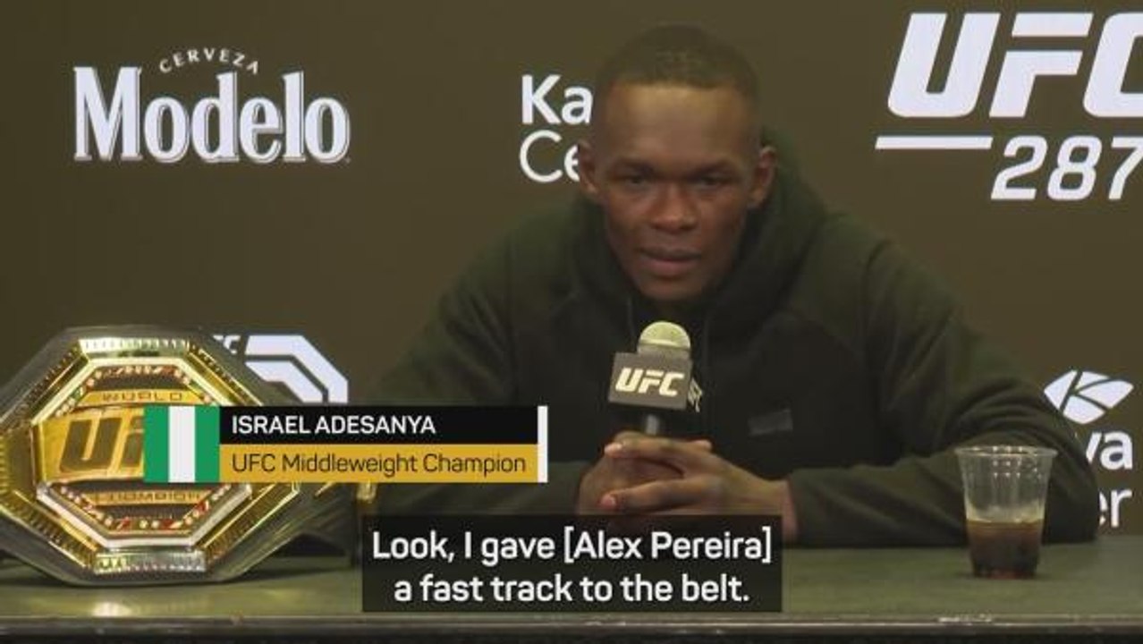 'I don't keep score, I settle them' - Adesanya not interested in Pereira trilogy