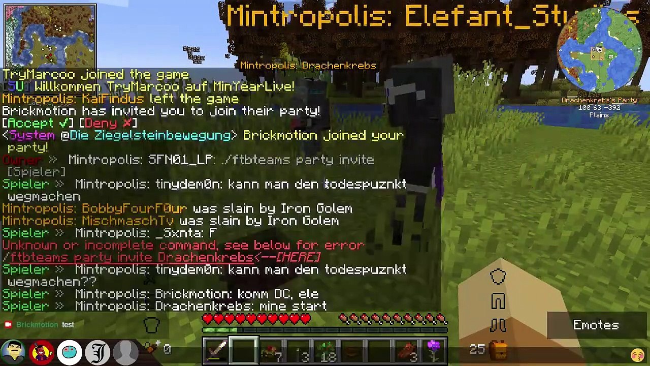 Projektstart mit ganz vielen Leuten | MinYearLive 1 (Feat. CelitoXD, Steafanovish & Co.)