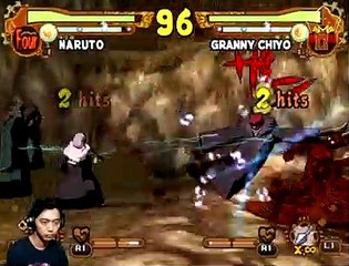 naruto kyubi vs granny chiyo