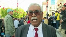 معارضون للرئيس التونسي يتظاهرون في العاصمة مطالبين بالإفراج عن موقوفين