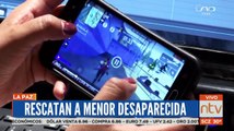 Menor de edad reportada como desaparecida fue rescatada por la policía