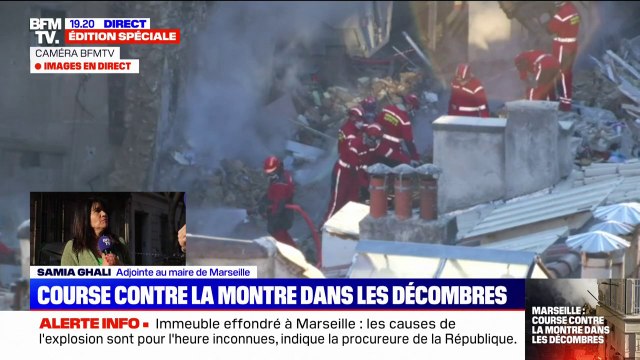 Immeuble effondré à Marseille: Je tiens vraiment à saluer le bataillon des marins-pompiers de Marseille , affirme Samia Ghali, adjointe au maire