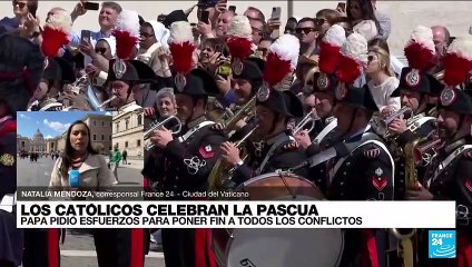 Descargar video: Informe desde Ciudad del Vaticano: papa Francisco preside misa de Pascua