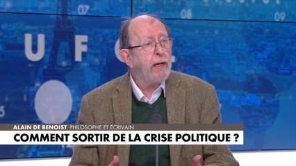 Alain de Benoist : «On assiste à un divorce profond entre la classe politique et le peuple»