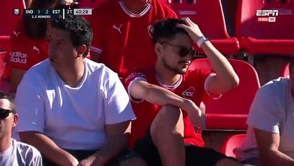 Segundo gol de Estudiantes ante Independiente