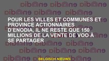 Pour les villes et communes et province actionnaires d’Enodia, il ne reste que 150 millions de la ve