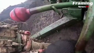 Tentara Ukraina menembakkan howitzer ke infanteri Rusia di dekat Bakhmut