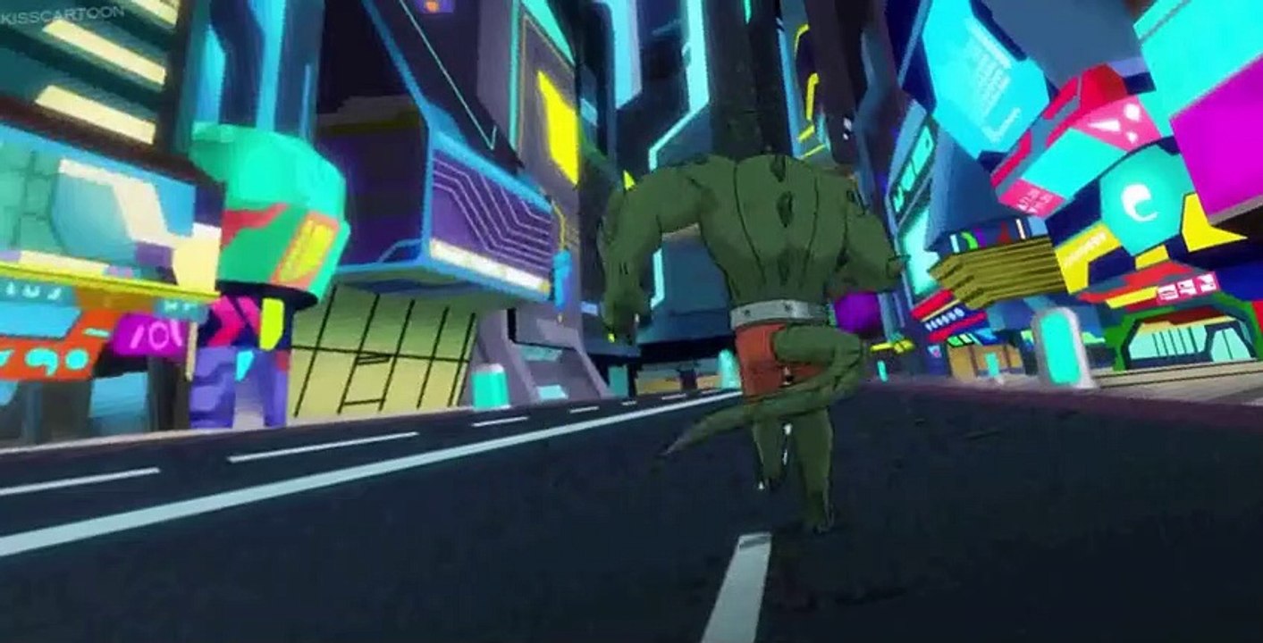 Batman Unlimited Batman Unlimited E003 Red Robin and Nightwing Take Down Killer Croc