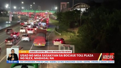 Usad ng mga sasakyan sa Bocaue Toll Plaza ng NLEX, mabagal na | UB
