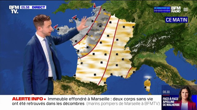De la pluie attendue dans le nord-ouest du pays ce lundi