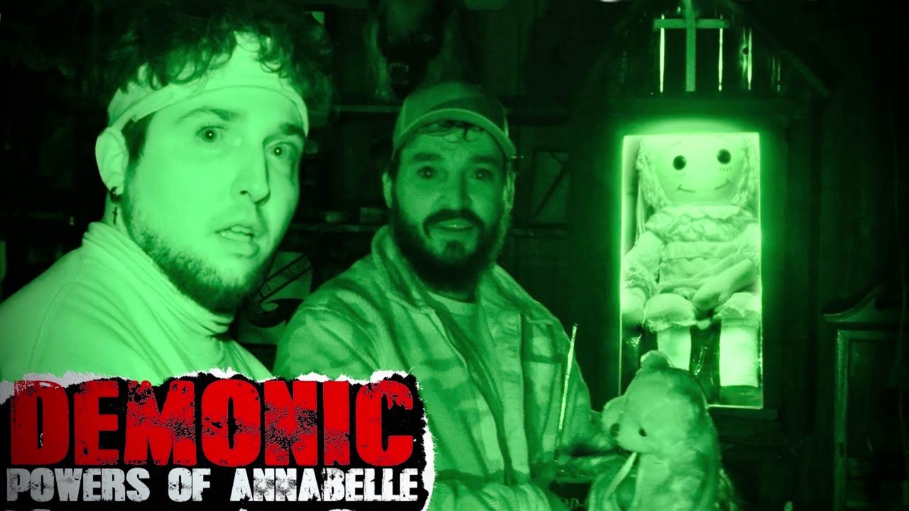 OUR DEMONIC ENCOUNTER with THE REAL ANNABELLE | OVERNIGHT in HAUNTED WARREN MUSEUM