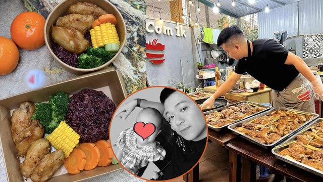 Con gái nhỏ qua đời vì ung thư, bố mở tiệm cơm 1000đ để tặng các bệnh nhi K