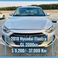 2018 Hyundai Elantra || GL 2000cc || $ 9,200/- || 37,000 Km 2018 Hyundai Elantra GL (AD), 4dr Sedan, 2L 4cyl Petrol, Automatic, Front Wheel Drive with sunroof #cars #carslover #sharjah #carexporter #carexportdubai #cars4sale #carsales #carsalesman #carsfo
