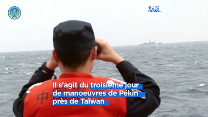 Manoeuvres autour de Taïwan : avions avec "munitions réelles" et porte-avions Shandong mobilisés