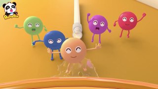 The Strange Sound in the Dark _ Donut_ Burger _ Food Cartoon for Kids _ Kids Cartoon _ BabyBus