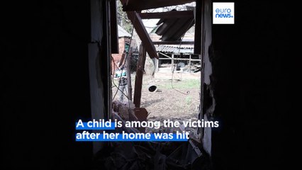 Child killed as Russia shells north and south Ukraine