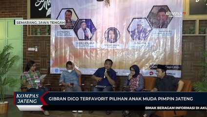 Gibran-Dico Terfavorit Pilihan Anak Muda Pimpin Jateng