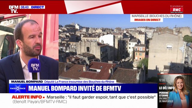 Marseille: Manuel Bompard souhaite que tous les services soient mobilisés pour faire en sorte que les relogements soient effectués le plus rapidement possible
