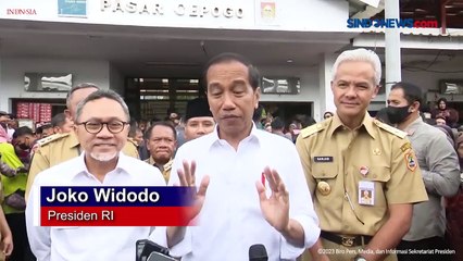 Download Video: Ditemani Zulhas-Ganjar, Presiden Jokowi Cek Harga Sembako di Pasar Cepogo Boyolali