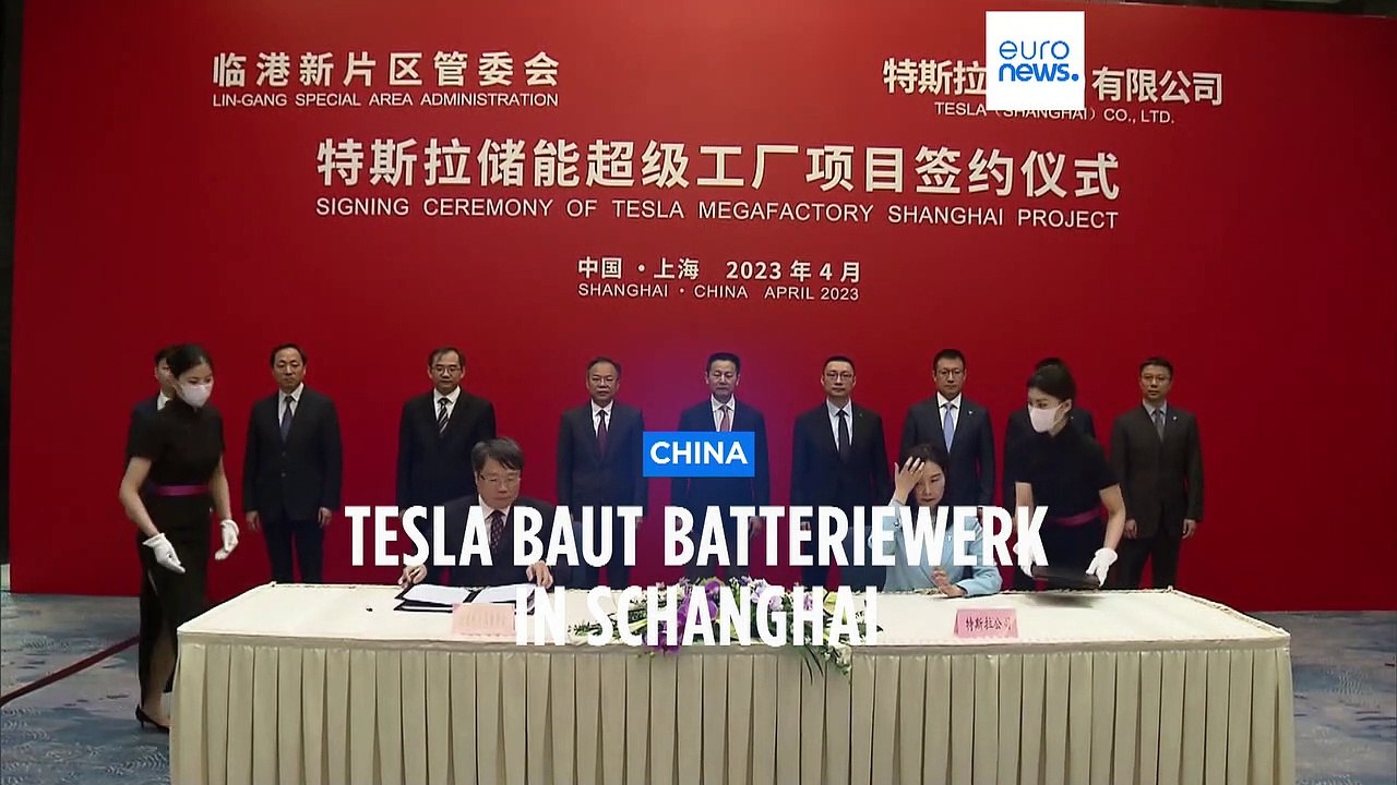 Batteriefabrik: Tesla baut riesiges Werk in Schanghai