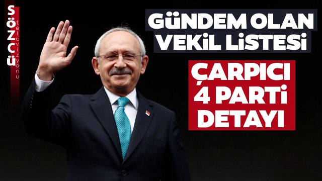 İşte Kemal Kılıçdaroğlu'nun Milletvekili Aday Listesinin Şifreleri! Flaş 4 Parti Detayı