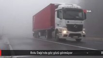 Bolu Dağı'nda göz gözü görmüyor