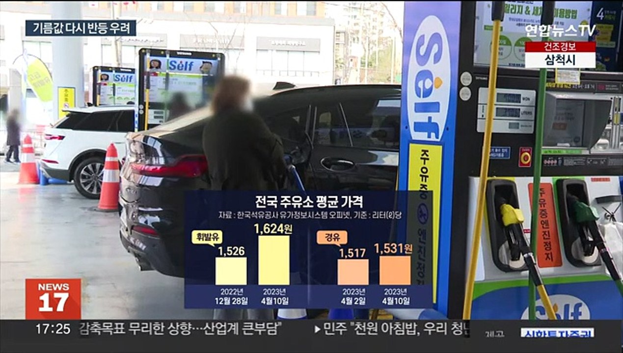 유류세 인하 종료 임박했는데…다시 오르는 기름값