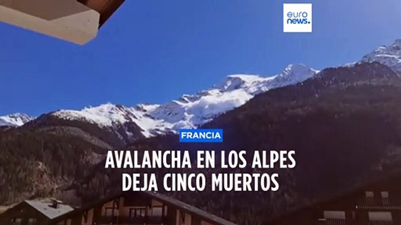 Hallada una quinta víctima mortal tras la avalancha ocurrida en los Alpes