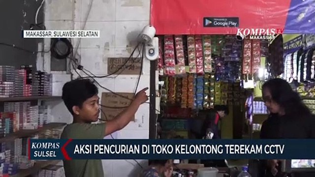 Aksi Pencurian Di Toko Kelontong Terekam CCTV