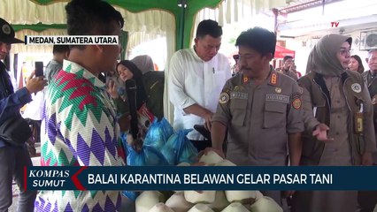 Balai Karantina Belawan Gelar Pasar Tani di Medan
