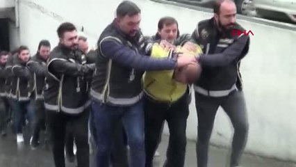 İSTANBUL ? SİTE ŞEBEKESİNE OPERASYONDA GÖZALTINA ALINANLAR ADLİYEYE SEVK EDİLDİ