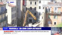 Effondrement à Marseille: une troisième corps découvert dans les décombres