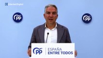 Bendodo exige a Esquerra y al PSOE pedir perdón por el 