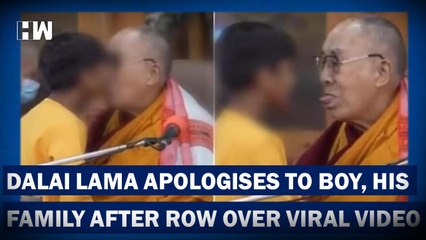 Dalai Lama apologises after 'suck my tongue' comment sparks row| Kiss Viral Video| Kid| POCSO| Saint